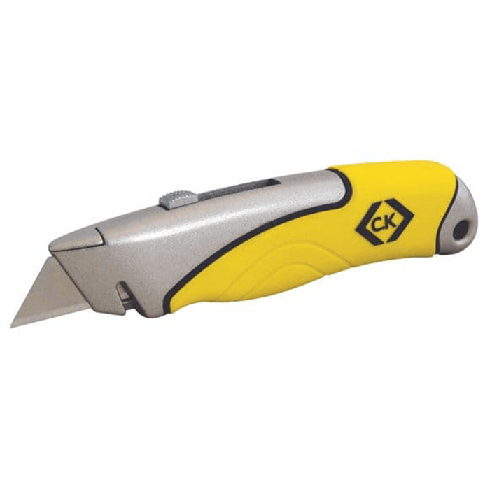 CK T/Knive with Soft Grip and Retracting C/W Blades