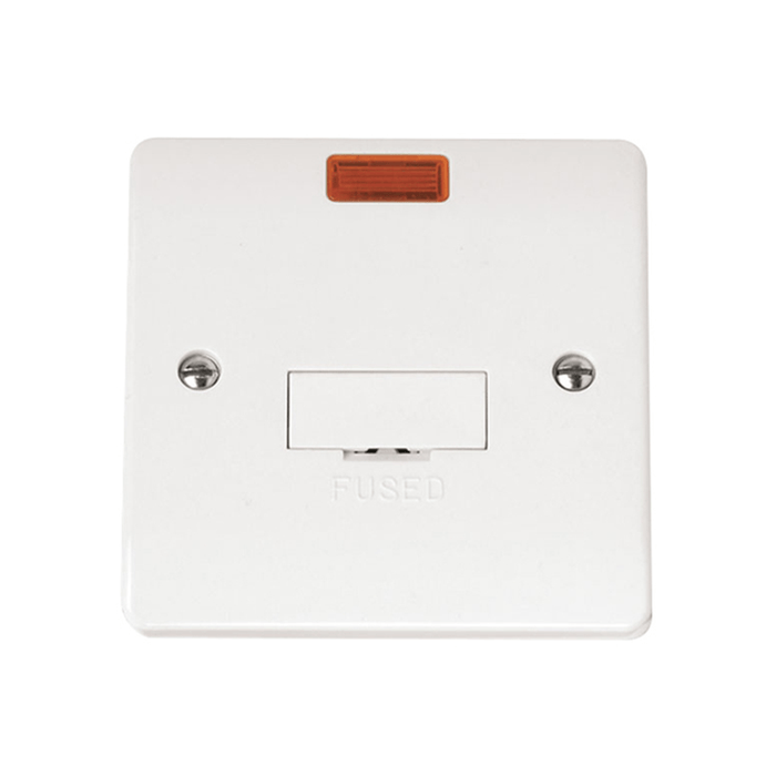 Scolmore Mode 13A Unswitched Fused Spur C/W with Neon