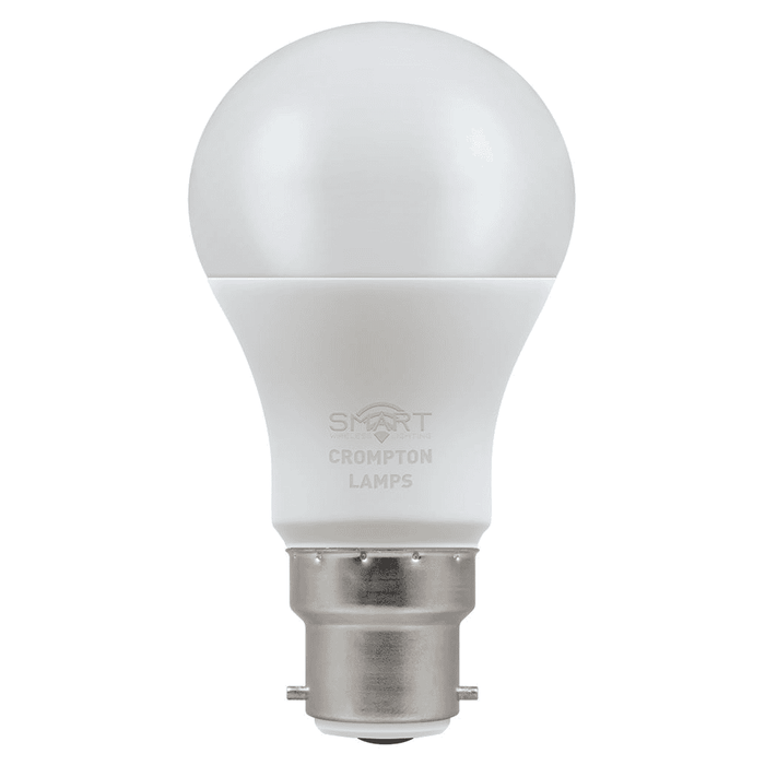 Crompton Smart 9W BC LED GLS RGB 3000K Dimmable