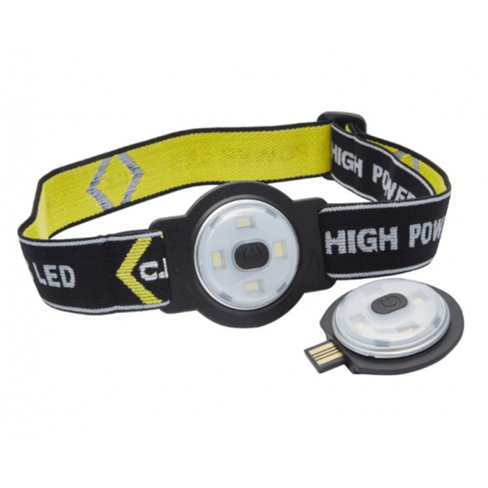 CK LED Head Torch with Rechargeable USB (Twin Pack)