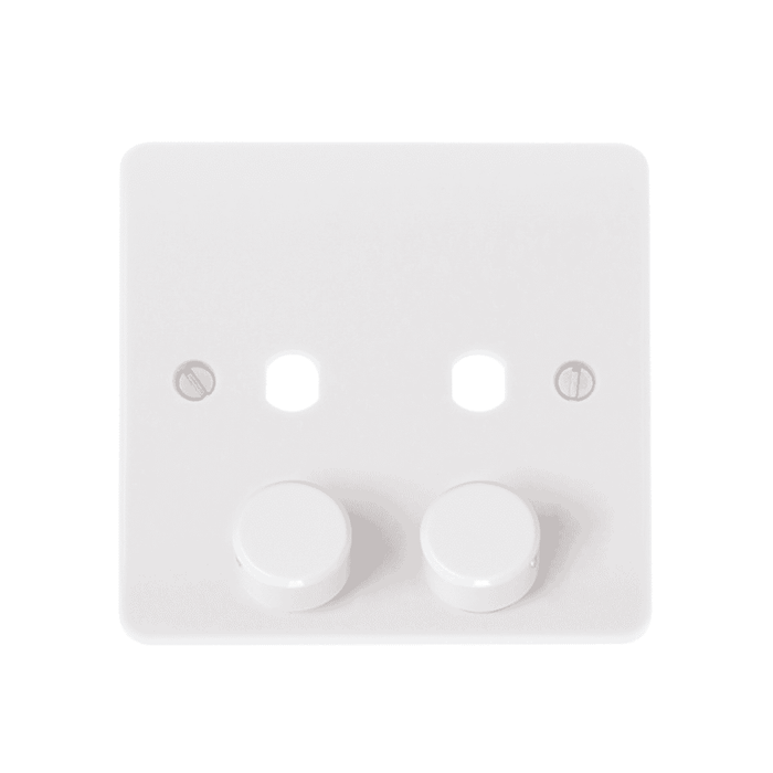 Scolmore Mode 2 Gang 2 Way Dimmer (Plate Only)