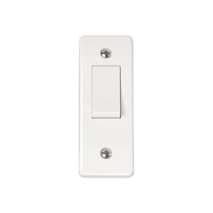 Scolmore Mode 1 Gang 2 Way 10A Architrave Switch