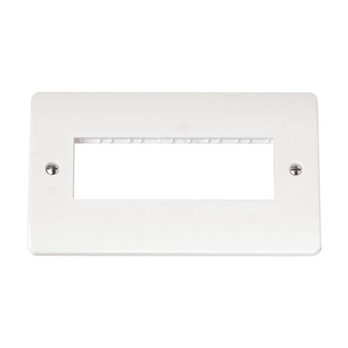 Scolmore Mode 2 Gang Switch Plate 6 Module