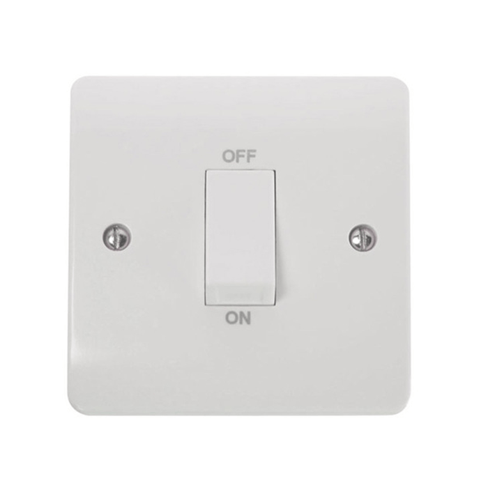 Scolmore Mode 45A 1 Gang Cooker Switch White