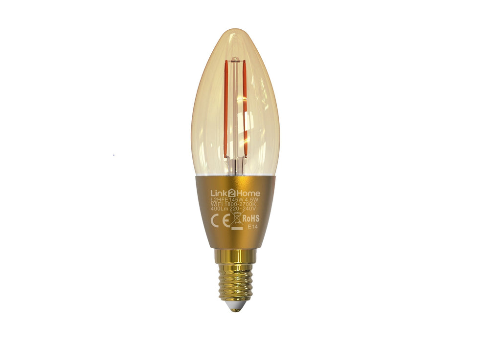 L2H E14 Filament Smart LED Lamp