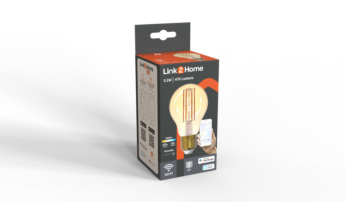 L2H E27 Filament Smart LED Lamp
