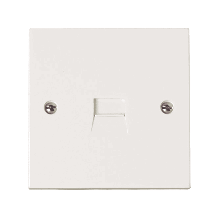 Polar 1Gang Secondary Telephone Socket — SM Electrical Supplies - Kirkcaldy