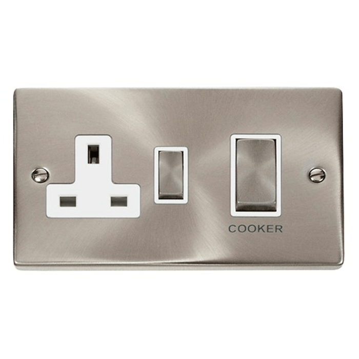 Scolmore Deco Ingot Cooker Control Unit (White)
