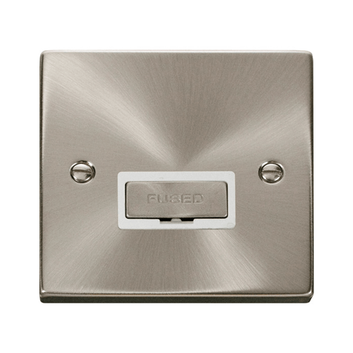 Scolmore Deco Ingot 1 Gang 13A Unswitch Spur (White)